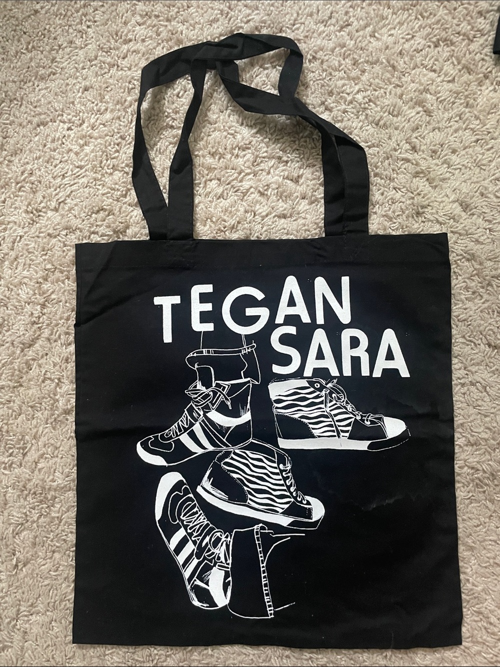 Tegan and Sara tote bag